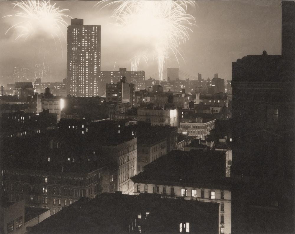 Jed Devine comparable auction result: jed devine brooklyn bridge centennial celebration 1983