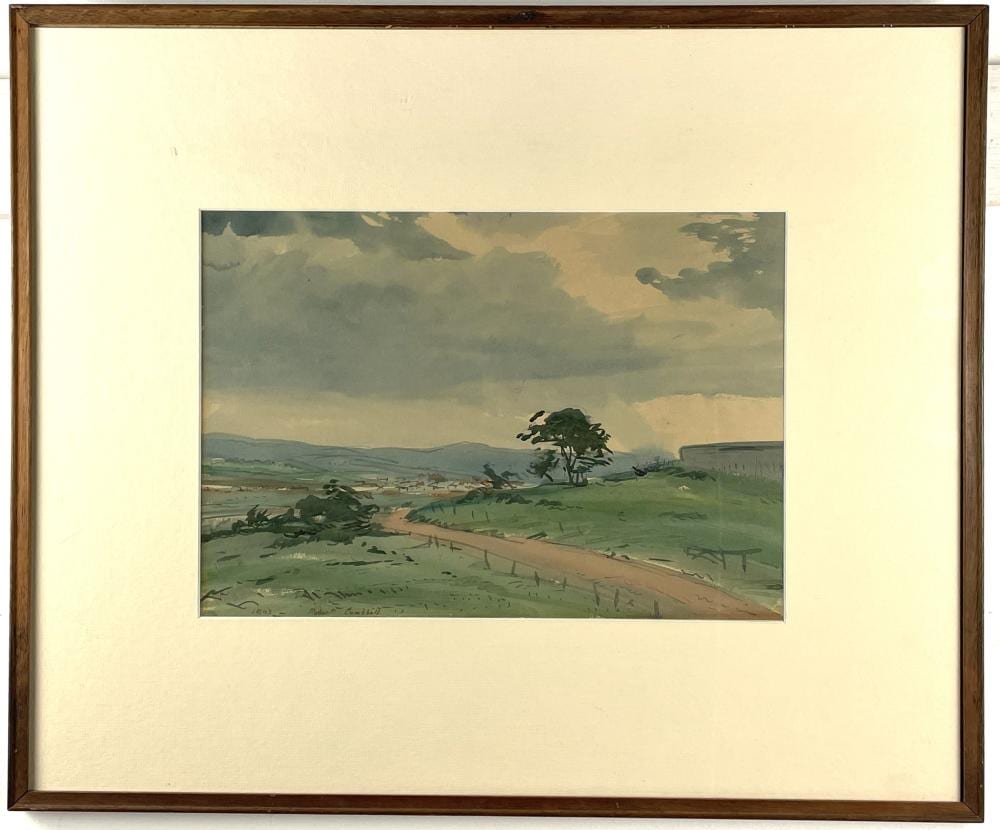 Robert (1902) Campbell comparable auction result: robert richmond campbell country mountain landscape