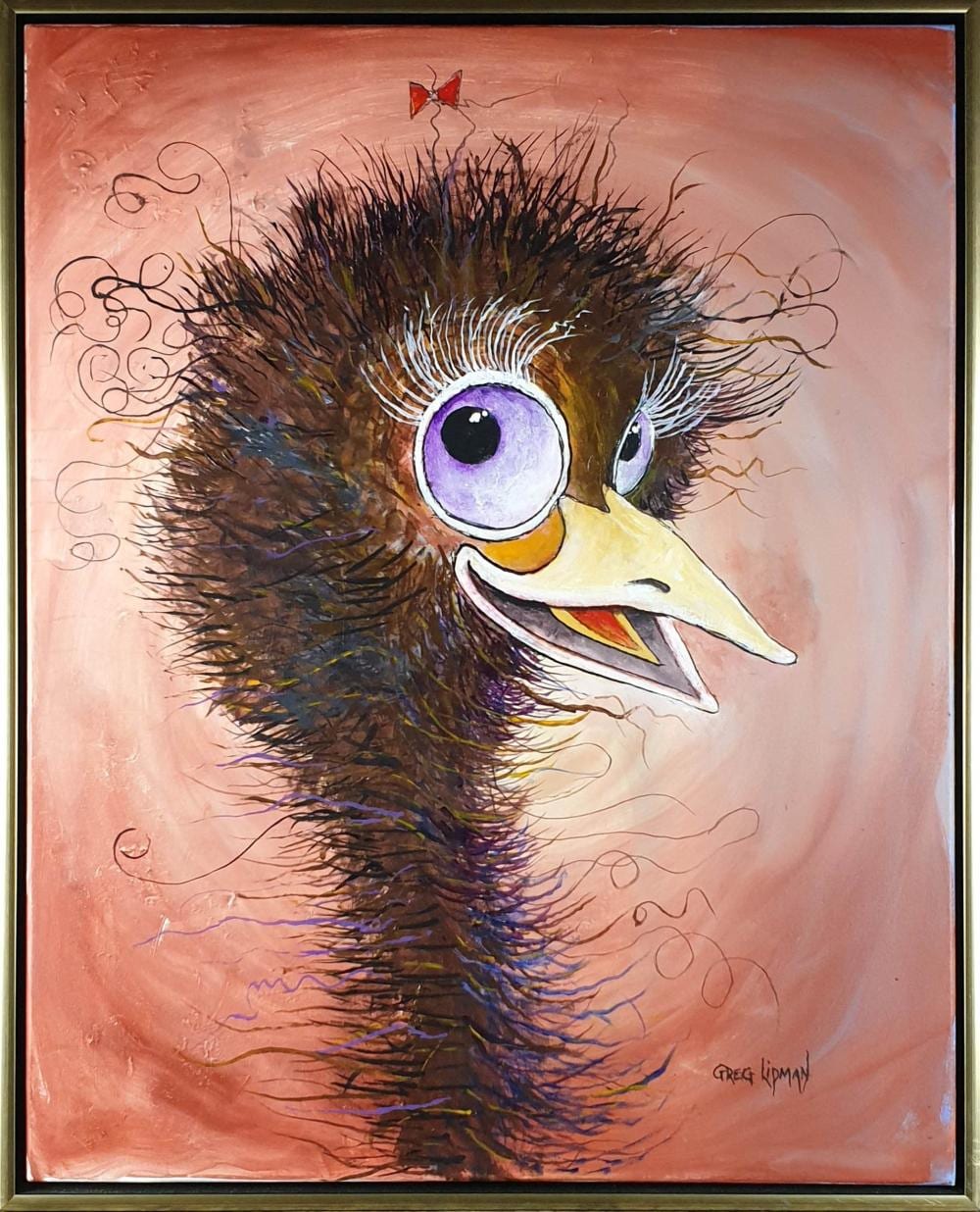 Greg Lipman comparable auction result: greg lipman flutter eyes