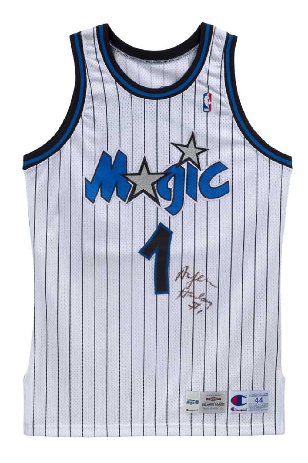 ANFERNEE « PENNY » HARDAWAY Maillot n°1 sold by Aguttes, lot 18 — auction record photograph