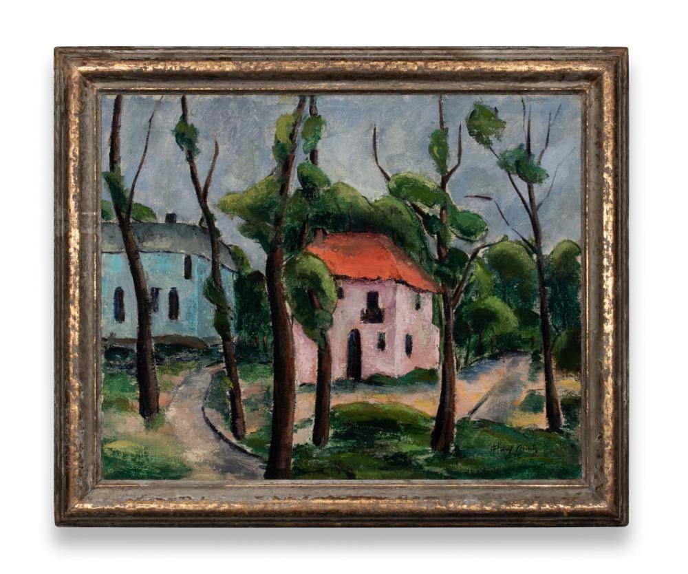 Harry S. Mintz comparable auction result: harry mintz 1907 2002 1930s oil on canvas