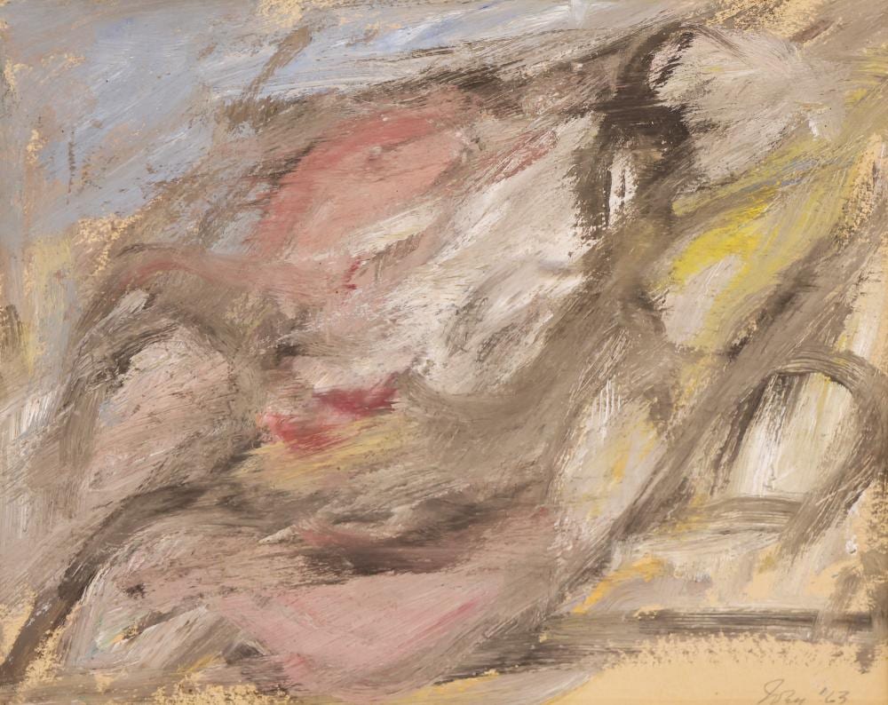 William Ivey comparable auction result: william ivey untitled 1963 oil