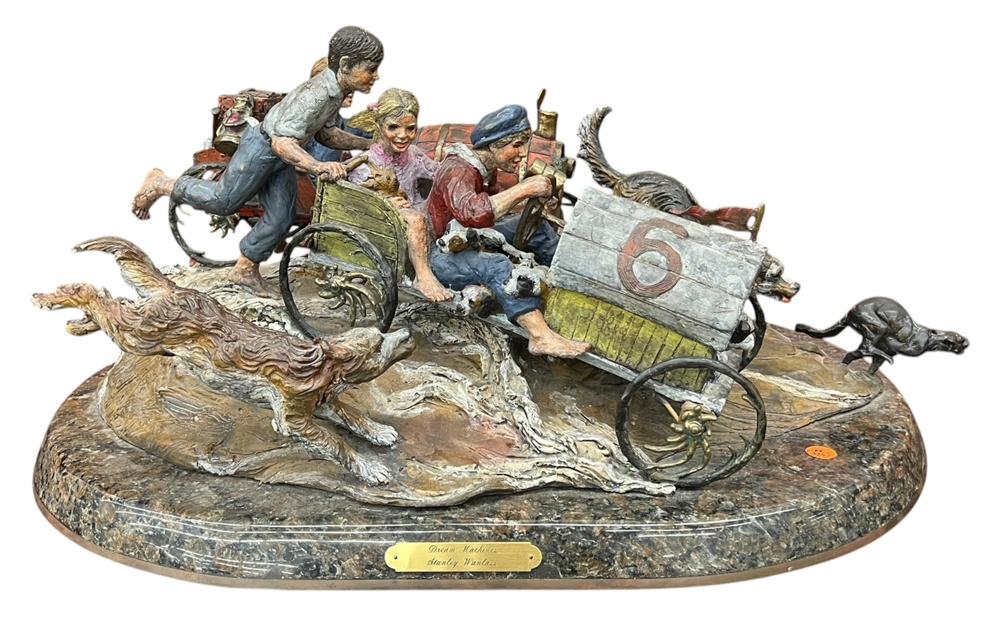 stanley wanlass dream machines 1989 bronze sculpture · MBA Seattle Auction LLC · 2024-12-05 Stanley Wanlass comparable auction result: stanley wanlass dream machines 1989 bronze sculpture