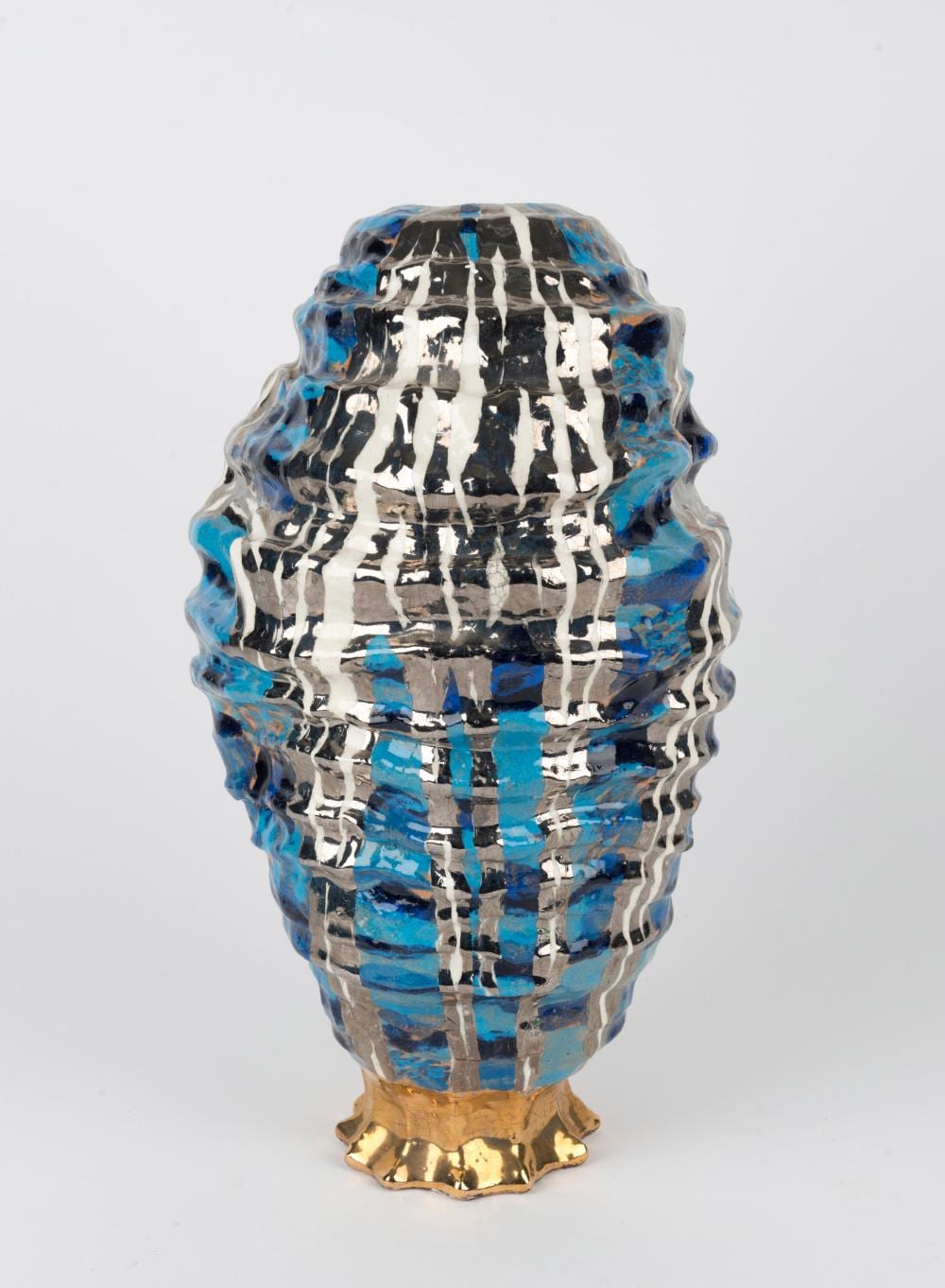 peter cooley wentworth falls 5 2005 hand built studio pottery vase with blue glazed landscape design accompanied by a gould galleries valuation 2 000 38cm high · Leski Auctions Pty Ltd · 2024-12-08 Peter Cooley comparable auction result: peter cooley wentworth falls 5 2005 hand built studio pottery vase with blue glazed landscape design accompanied by a gould galleries valuation 2 000 38cm high