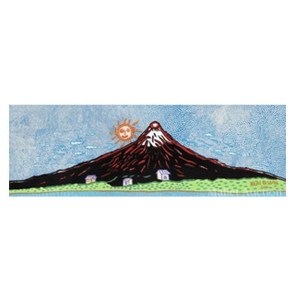 Mt. Fuji in Seven Colours: Where our soul sets in, this dark mountain embraces all with love comparable sale