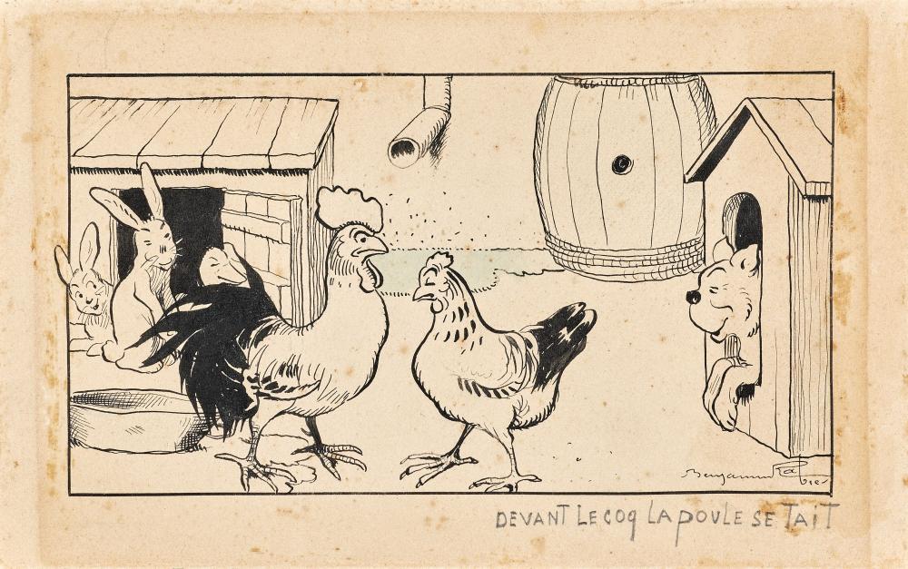 Benjamin Armand Rabier comparable auction result: benjamin rabier