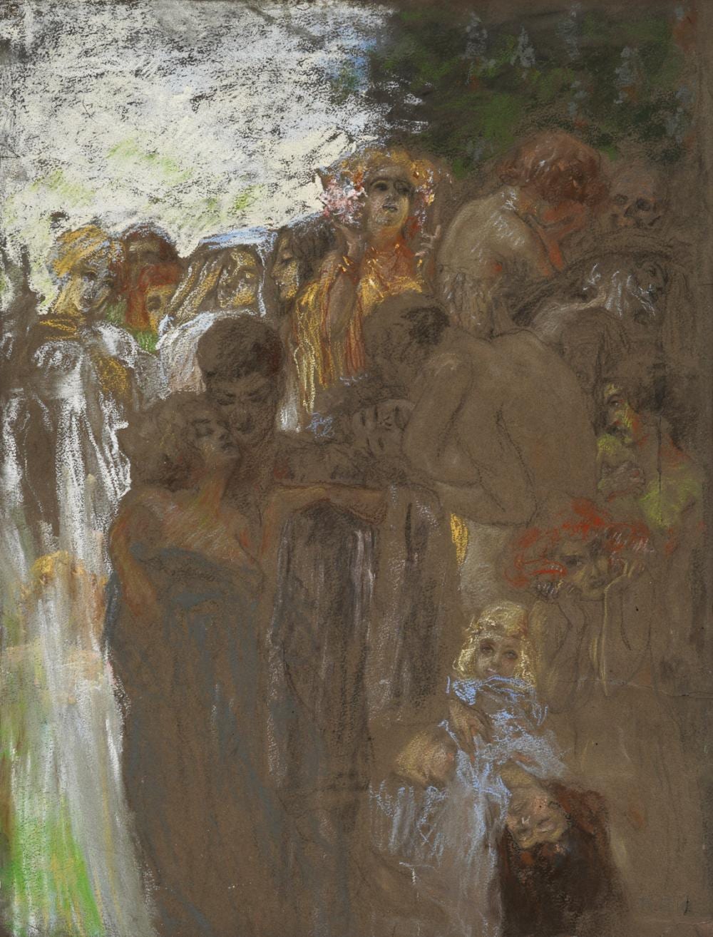 Robert Auer comparable auction result: robert auer 1873 1952 study for love 1911