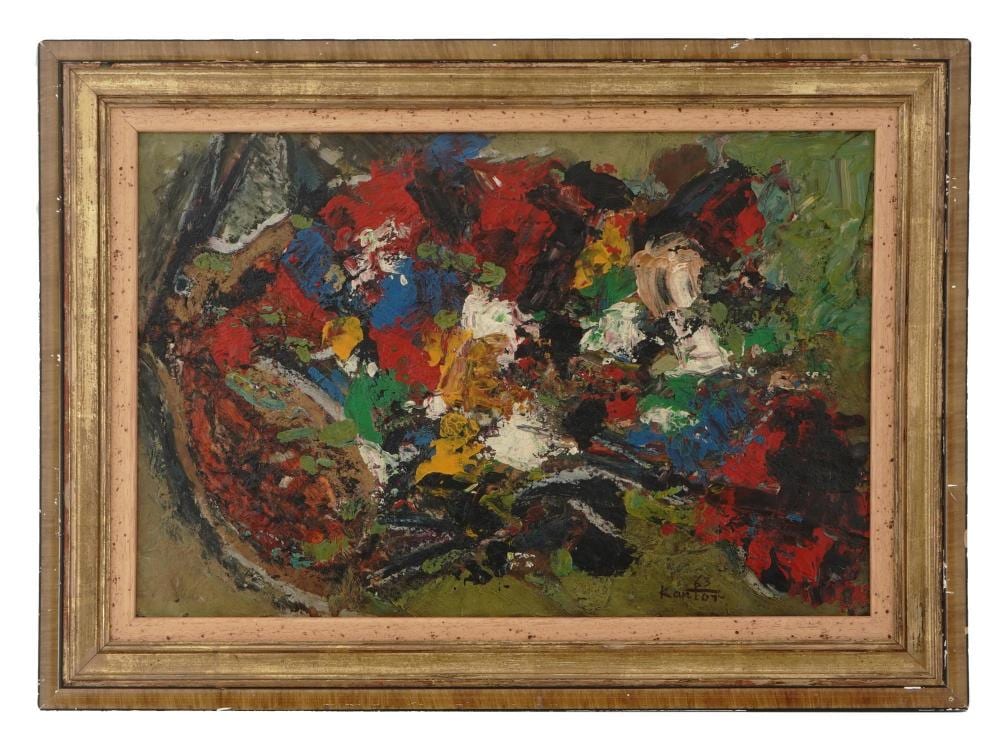 1963 abstract polish oil painting by tadeus kantor · Antique Arena Inc · 2024-12-08 Tadeusz Kantor comparable auction result: 1963 abstract polish oil painting by tadeus kantor