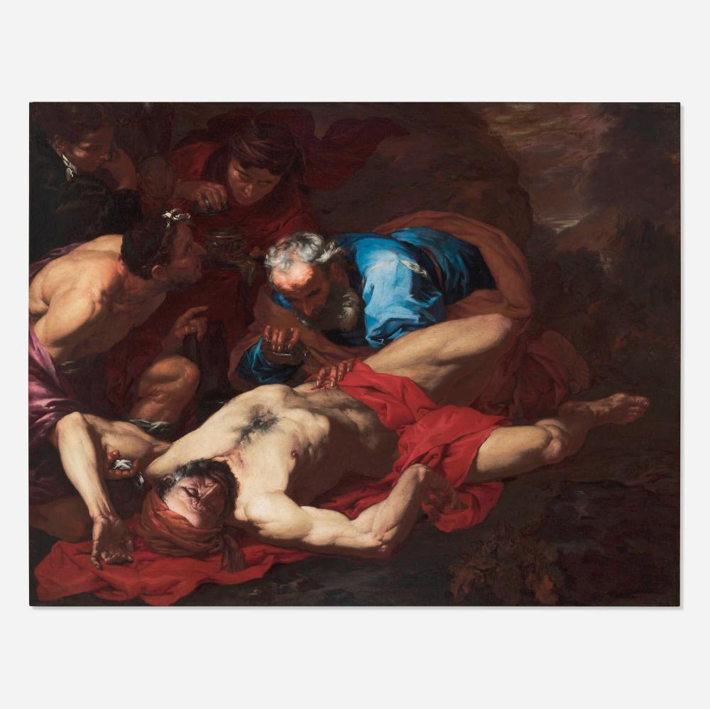 Giovanni Battista Langetti comparable auction result: giovanni battista langetti the good samaritan