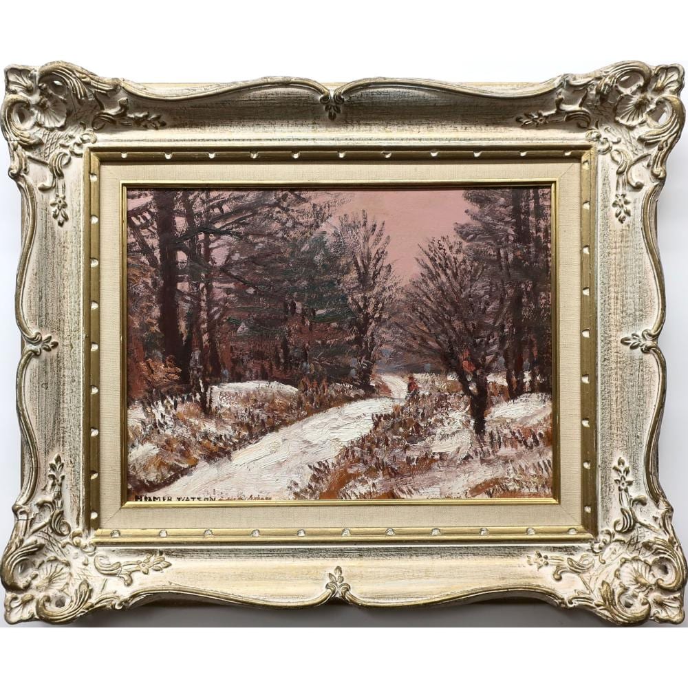 Homer Watson comparable auction result: homer ransford watson canadian 1855 1936 doon in winter