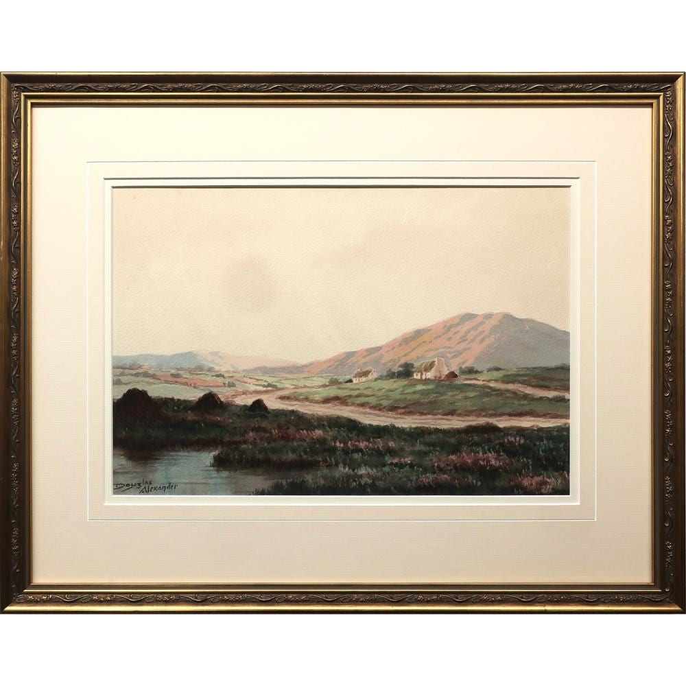 Douglas Alexander comparable auction result: douglas alexander irish 1871 1945 untitled irish landscape with houses