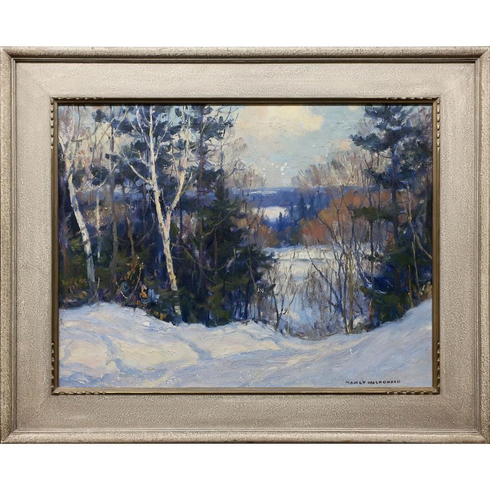 Manly Edward MacDonald comparable auction result: manly edward macdonald canadian 1889 1971 untitled sunlit winter landscape