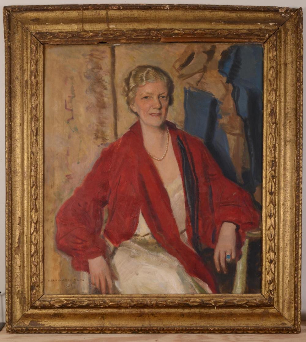 Harrington Mann comparable auction result: harrington mann glasgow 1864 1937 portrait of a woman