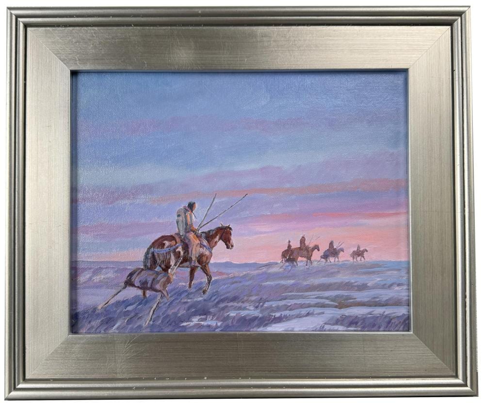 Jay Contway comparable auction result: jay contway oil on board painting