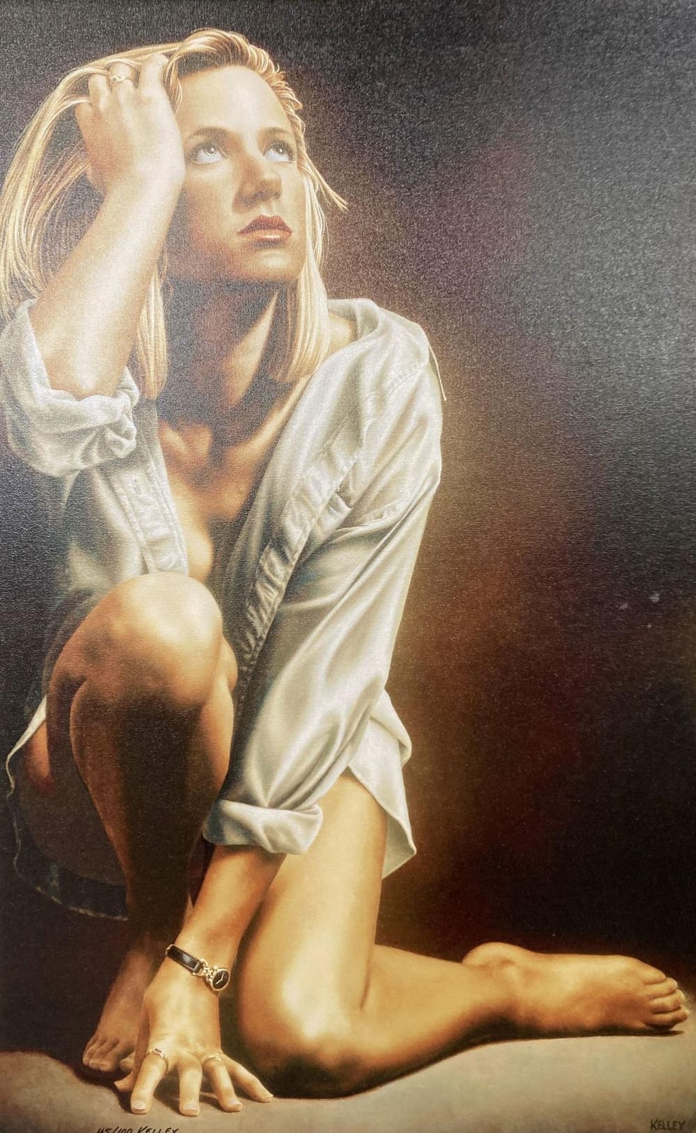 Paul Kelly comparable auction result: paul kelly signed numbered giclee on canvas