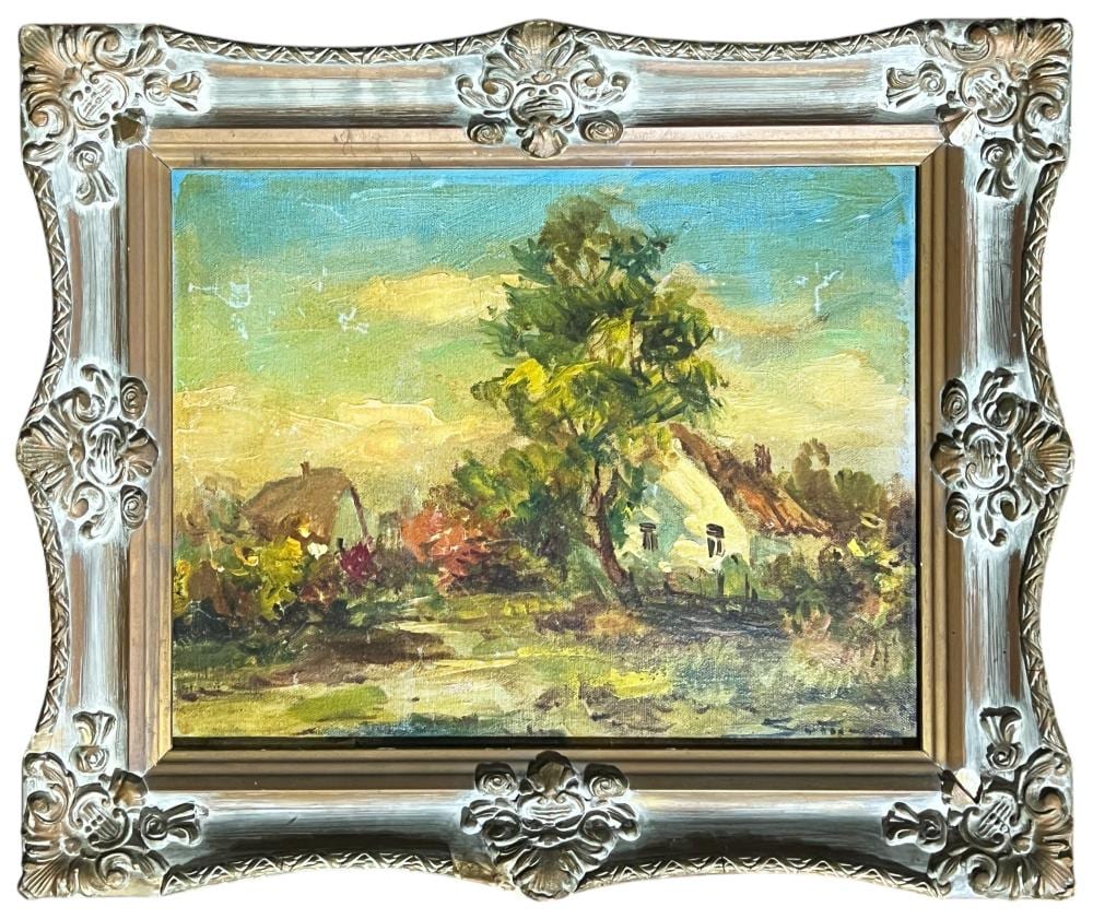 Vintage Keith Sutton Landscape Oil Painting sold by Worthington Galleries, lot 25 — auction record photograph