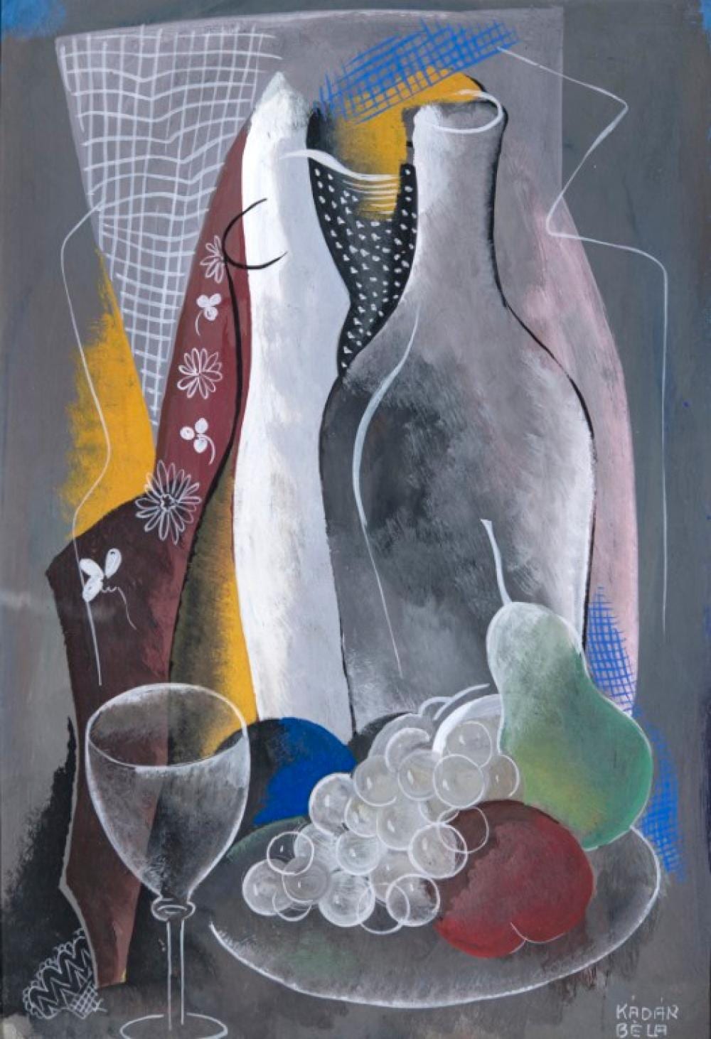 Kádár Béla (1877-1956): Art deco still life comparable sale
