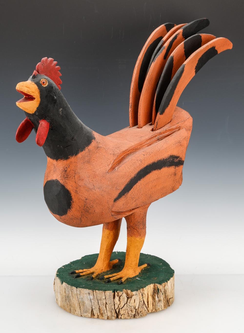Leroy Archuleta comparable auction result: leroy archuleta american 1949 2002 rooster 1998