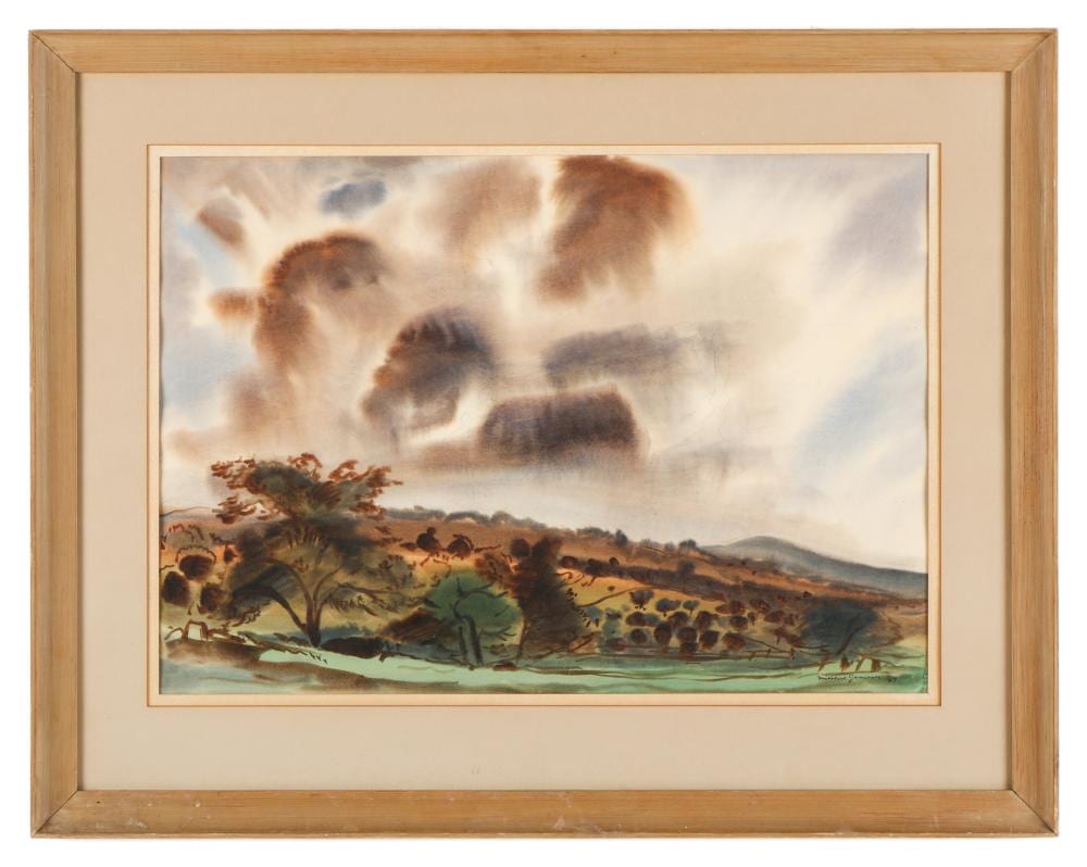 Mitchell Jamieson comparable auction result: mitchell jamieson american 1915 1976 landscape 1947