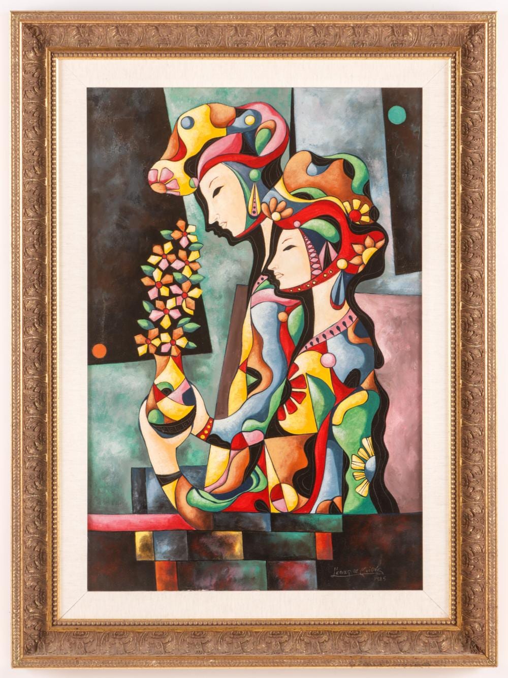 Lesver de Quiros comparable auction result: lesver de quiros cuban 1928 1997 untitled 1985