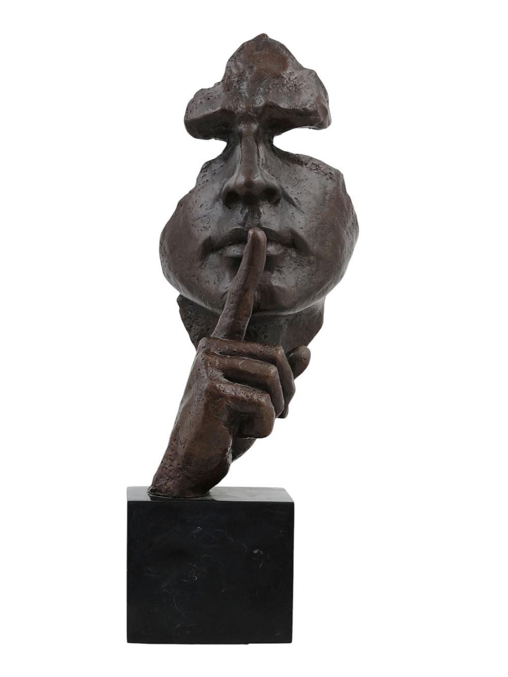 A SALVADOR DALI SIGNED BRONZE, TITLED 'SILENCE', 20TH CEN. sold by Helios Auctions, lot 40 — auction record photograph