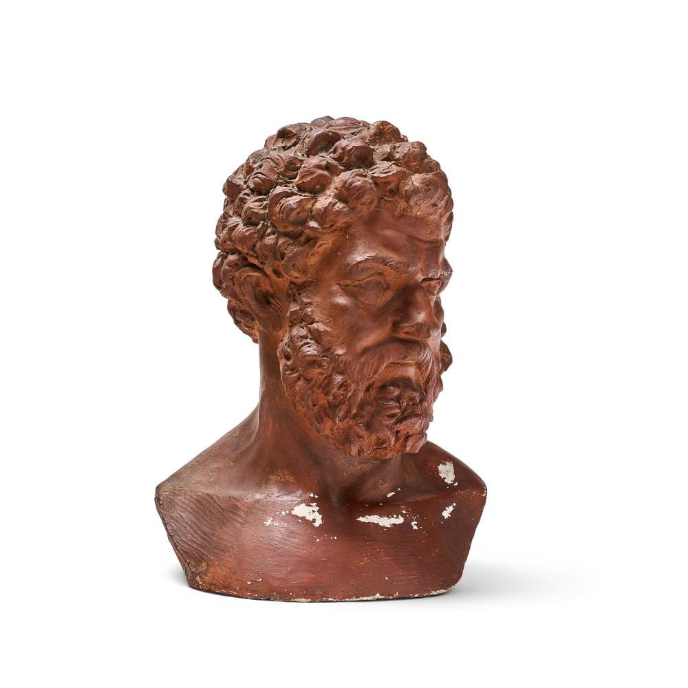 Laurent Delvaux comparable auction result: laurent delvaux 1696 1778 study of the head of hercules for th