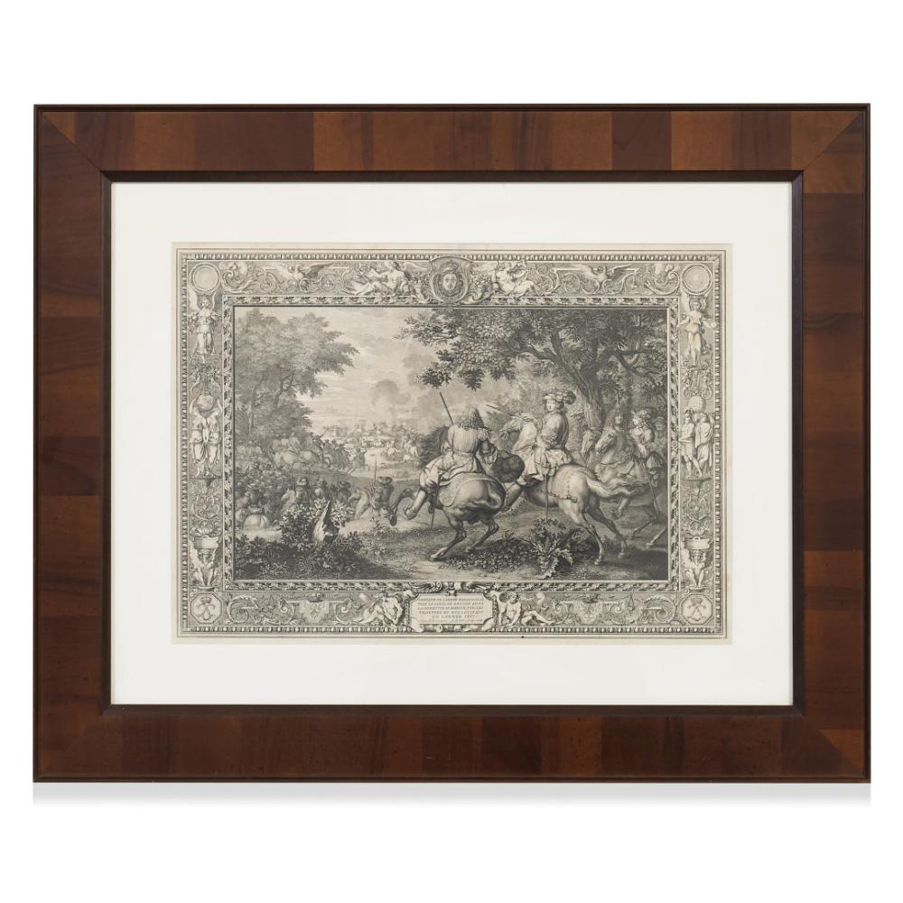 Sébastien Le Clerc comparable auction result: s bastien le clerc 1637 1714 d faite de l arm e espagnole pr s du canal de bruges e renouveillement d alliance entre la france et les suisses 1680