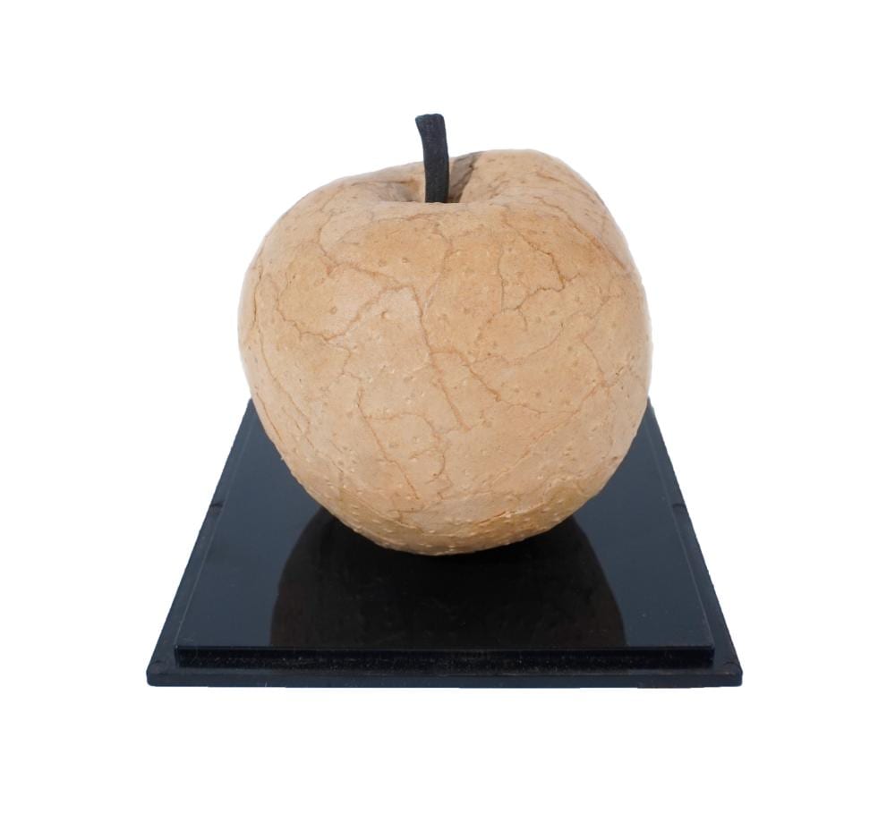 Jirí Kolár comparable auction result: jir kol r czech republic 1914 2002 apple paper construction housed in a lucite box dimensions of box 4 x 4 x 4 in 10 2 x 10 2 x 10 2 cm