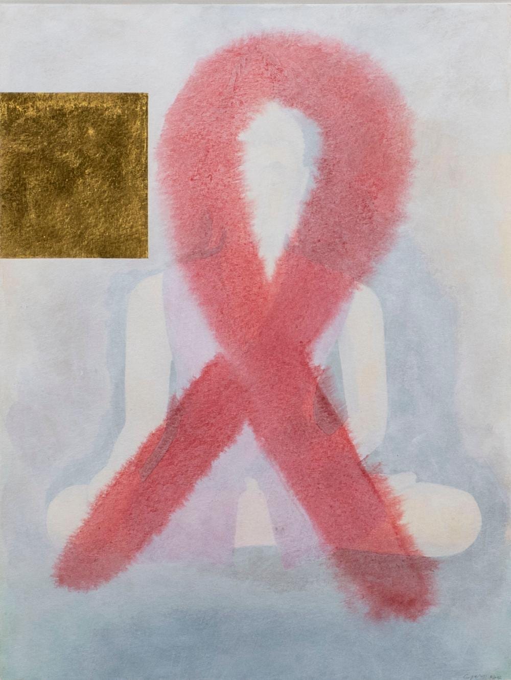 leo copers 1947 gemengde techniek potlood acrylverf en bladgoud op papier aids buddha 2007 getekend en gedateerd · Maison Jules Veilinghuis · 2024-12-14 Leo Copers comparable auction result: leo copers 1947 gemengde techniek potlood acrylverf en bladgoud op papier aids buddha 2007 getekend en gedateerd
