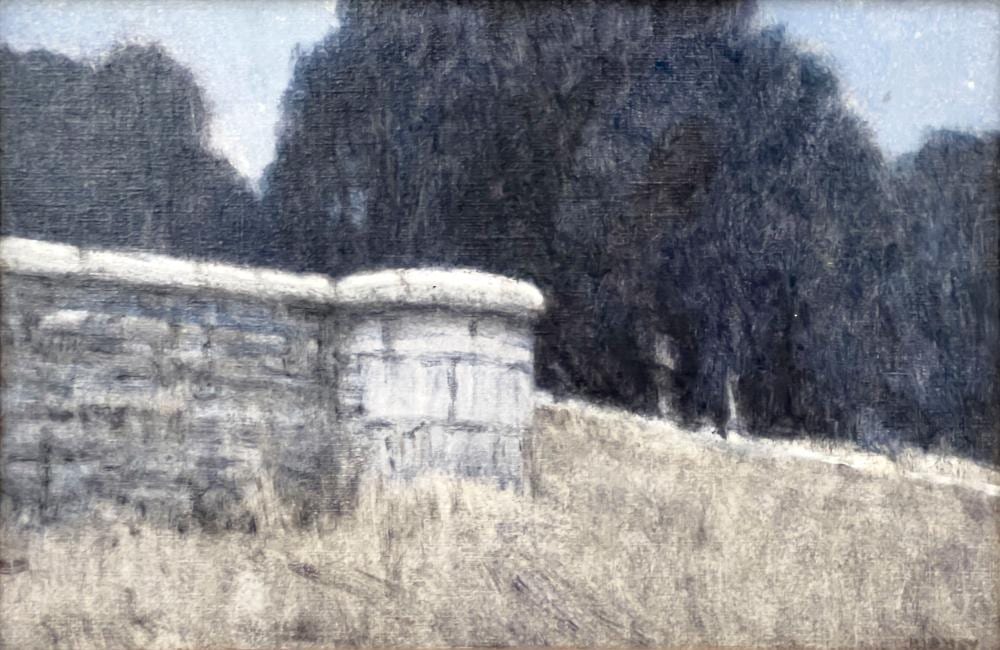 Don Jurney comparable auction result: donald jurney the bridge at grez moonlight