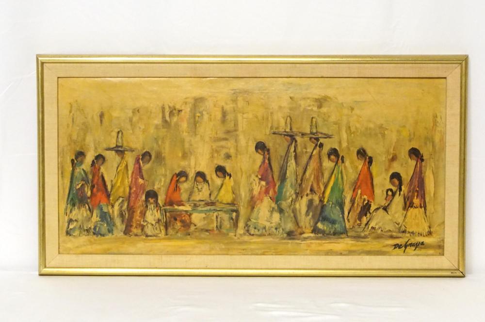 Ettore DeGrazia comparable auction result: ettore degrazia 1909 1982 oil on canvas
