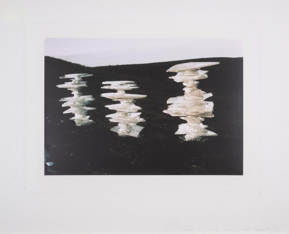 andy goldsworthy b 1956 stacked ice brough cumbria · Forum Auctions - UK · 2024-12-12 Andy Goldsworthy comparable auction result: andy goldsworthy b 1956 stacked ice brough cumbria