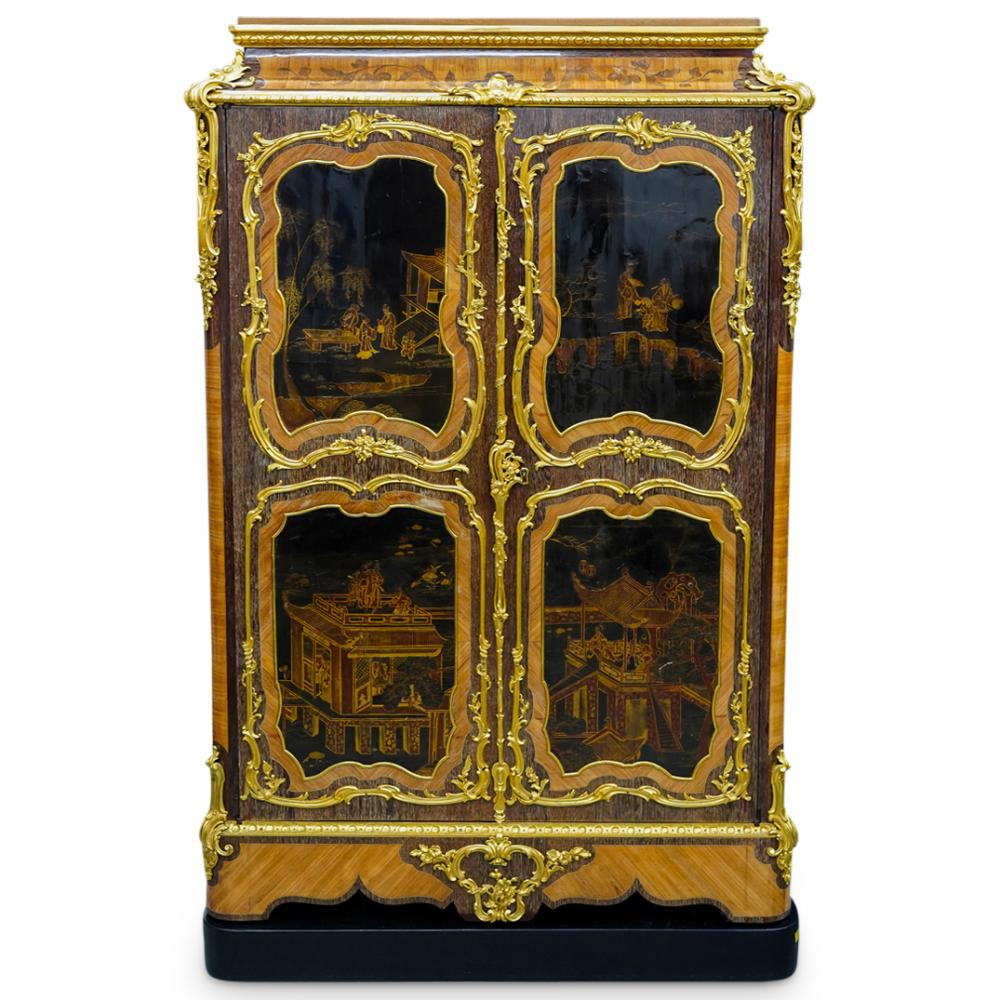 Auction comp thumbnail for French Rococo Style Gilt Bronze Mounted Chinoiserie Cabinet Manner of (Bernard II van Risenburgh) (Akiba Galleries, Lot 23)