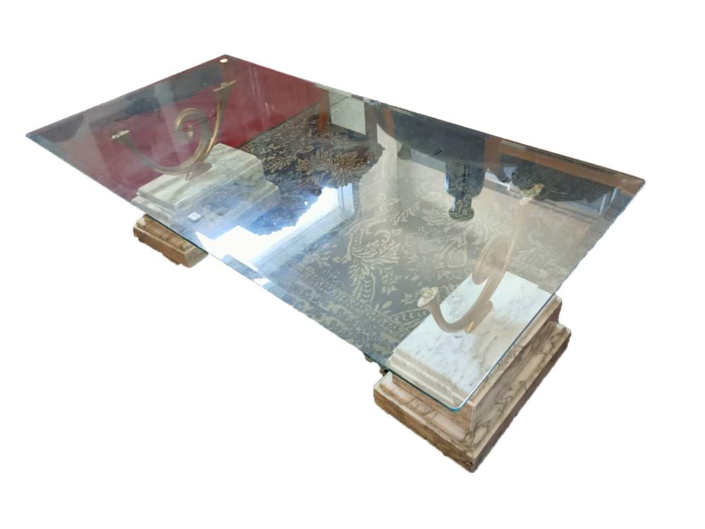 marble base coffee table with glass top a f · Kim's Auction · 2024-12-08 F. Glass comparable auction result: marble base coffee table with glass top a f