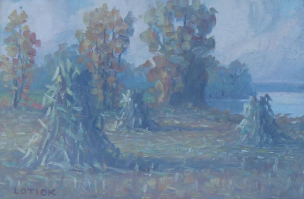 Carl Lotick comparable auction result: carl lotick