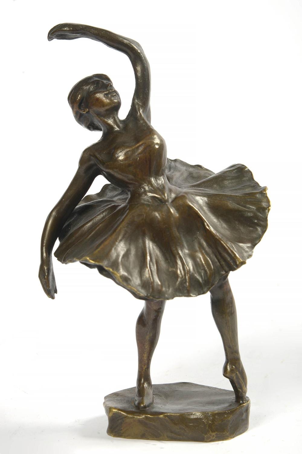 Rupert Carabin comparable auction result: danseuse en bronze patine brune signe ruppert