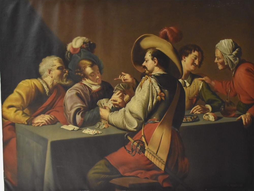 Valentin de Boulogne comparable auction result: valentin de boulogne 1594 1632