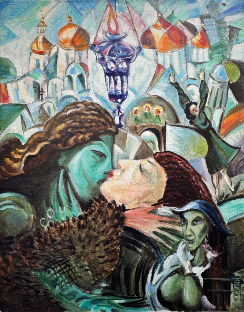 Viatcheslav Kalinin comparable auction result: viatcheslav kalinin n en 1939 attribu the kiss