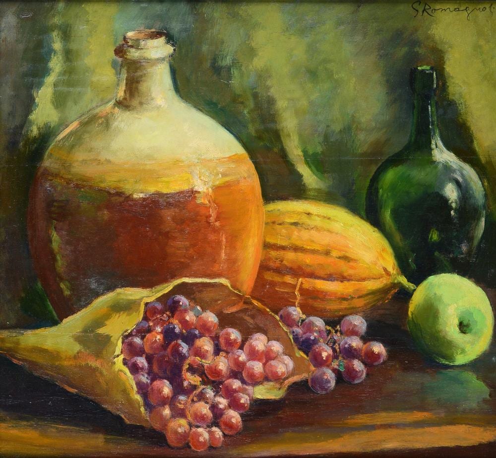 giovanni romagnoli faenza 1893 bologna 1976 natura morta con frutta e anfore · Pananti Casa D'Aste SRL · 2024-12-14 Giovanni Romagnoli comparable auction result: giovanni romagnoli faenza 1893 bologna 1976 natura morta con frutta e anfore