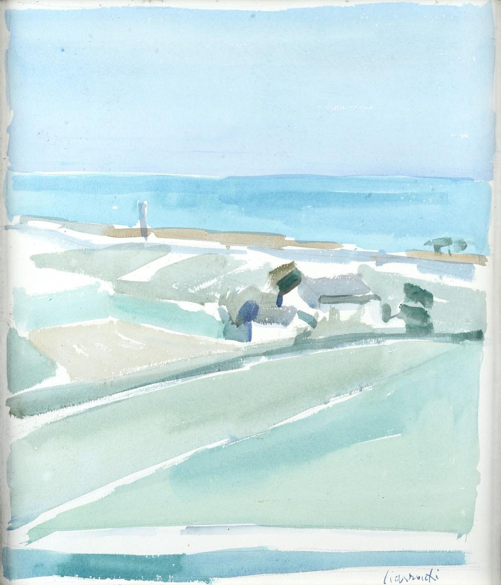 Arnoldo Ciarrocchi comparable auction result: arnoldo ciarrocchi civitanova marche 1916 2004 paesaggio di fontespina