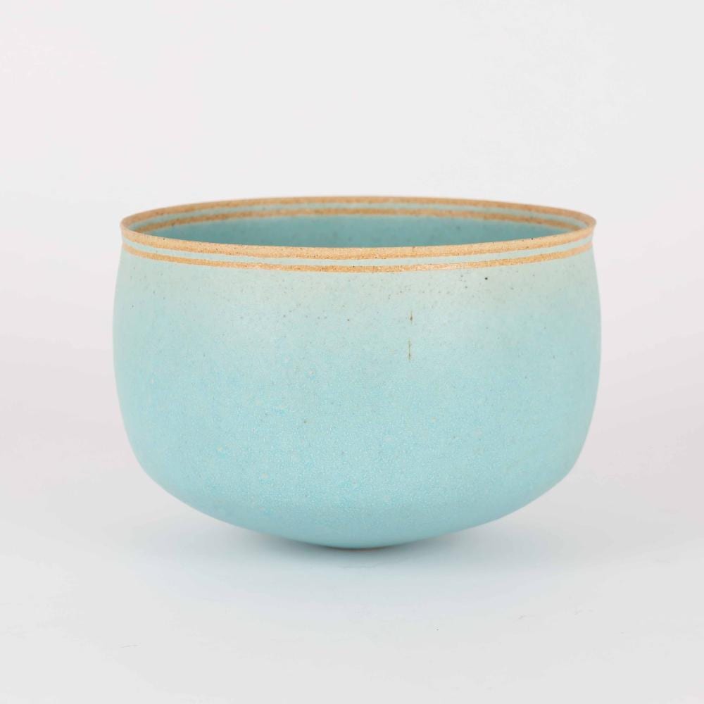 Alev Siesbye comparable auction result: alev siesbye b 1938 stoneware bowl with turquoise glaze cd