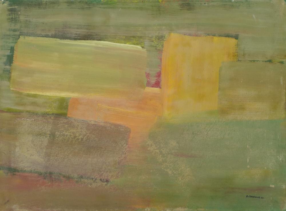 Alfredo Chighine comparable auction result: alfredo chighine milano 1914 pisa 1974 senza titolo