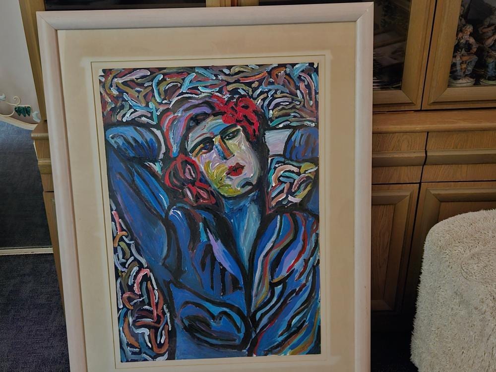 polly courtin australian 1951 head study mixe · Amanda Addams Auctions · 2024-12-15 Polly Courtin comparable auction result: polly courtin australian 1951 head study mixe