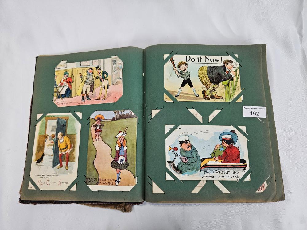 Post card album includes many rare post cards and … sold by Amanda Addams Auctions, lot 162 — auction record photograph