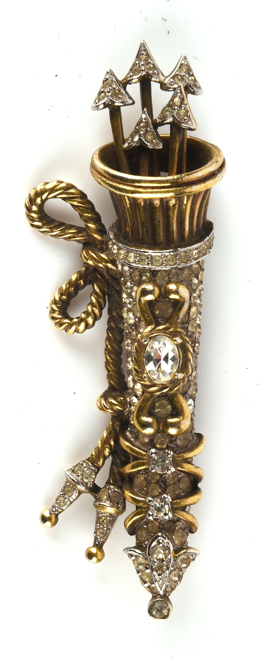 Michiel van Miereveld comparable auction result: early 1950 s christian dior quiver brooch by mic