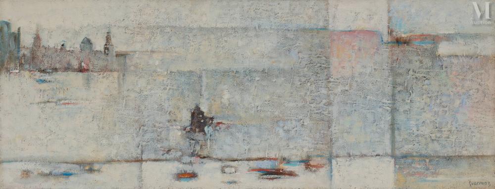 Abdelkader Guermaz comparable auction result: abdelkader guermaz alg rie 1919 1996 composition vers 1984