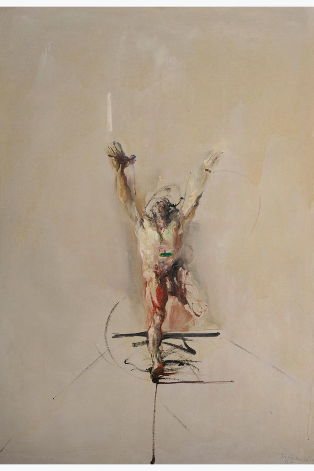 Ahmed Shahabuddin comparable auction result: ahmed shahabuddin born 1950 untitled 1987