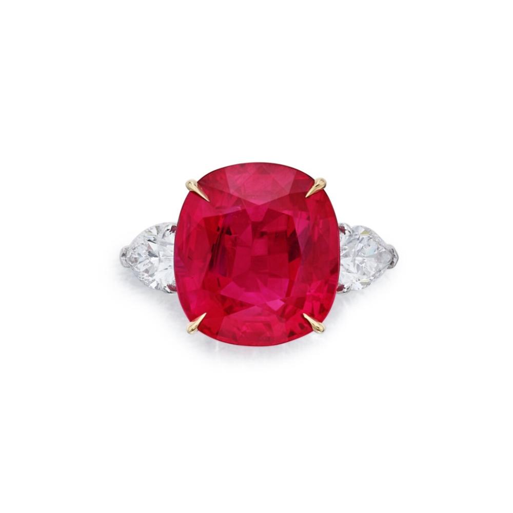 A Superb Ruby and Diamond Ring comparable sale