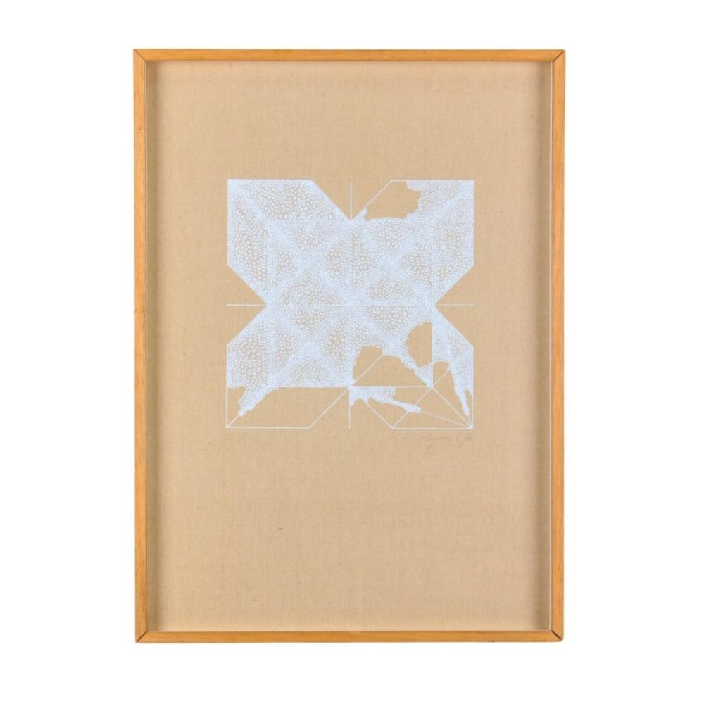 Frantisek Kyncl comparable auction result: frantisek kyncl line composition ap serigraph