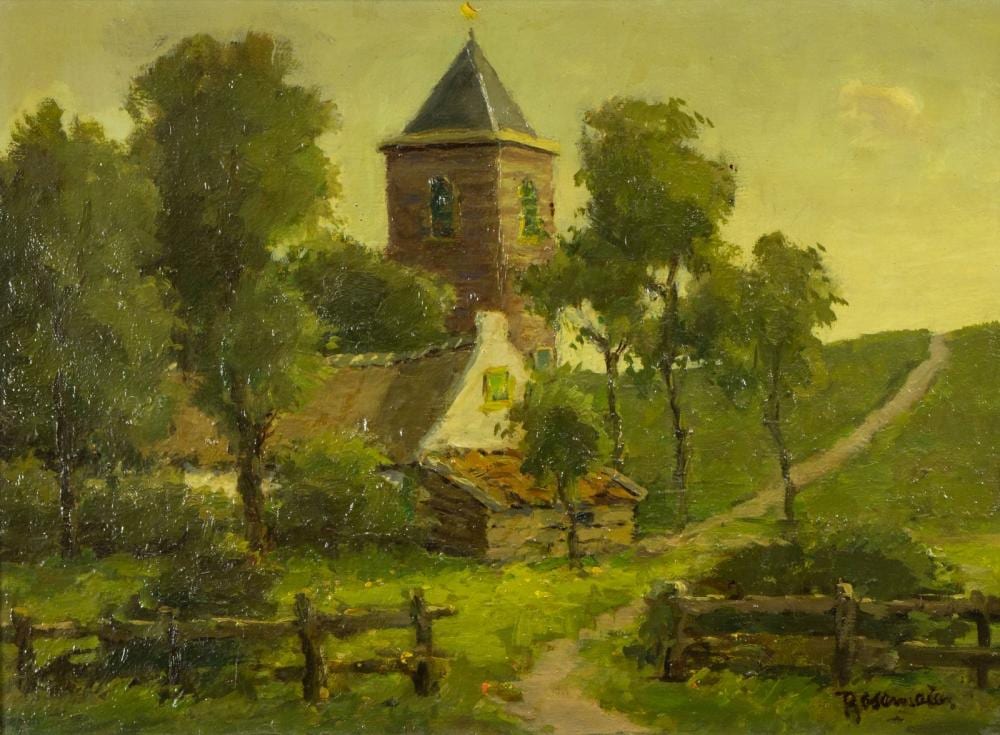 Alexander Coenraad Rosemeier comparable auction result: alexander coenraad rosemeier 1888 1992 toren van varik met dijk betuwe